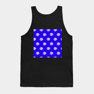 Clouds in periwinkle and cobalt blue Tank Top